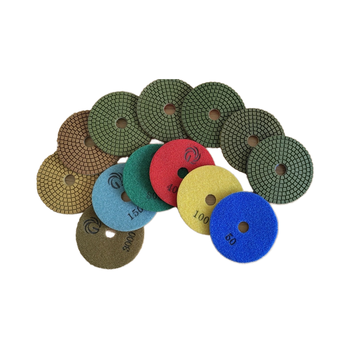 4inchx3mm  Wet Diamond Polishing Pads for Granite